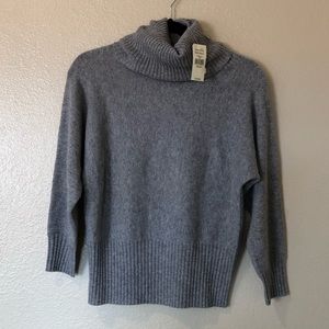 Grey Banana Republic Cashmere Turtleneck Sweater M
